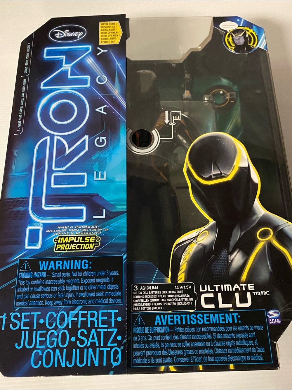 Disney’s TRON: Legacy Ultimate Clu 12” Electronic Talking Action Figure 2010 New